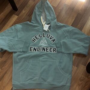 Helluva Engineer Colorado School of Mines Men's Teal Hoodie